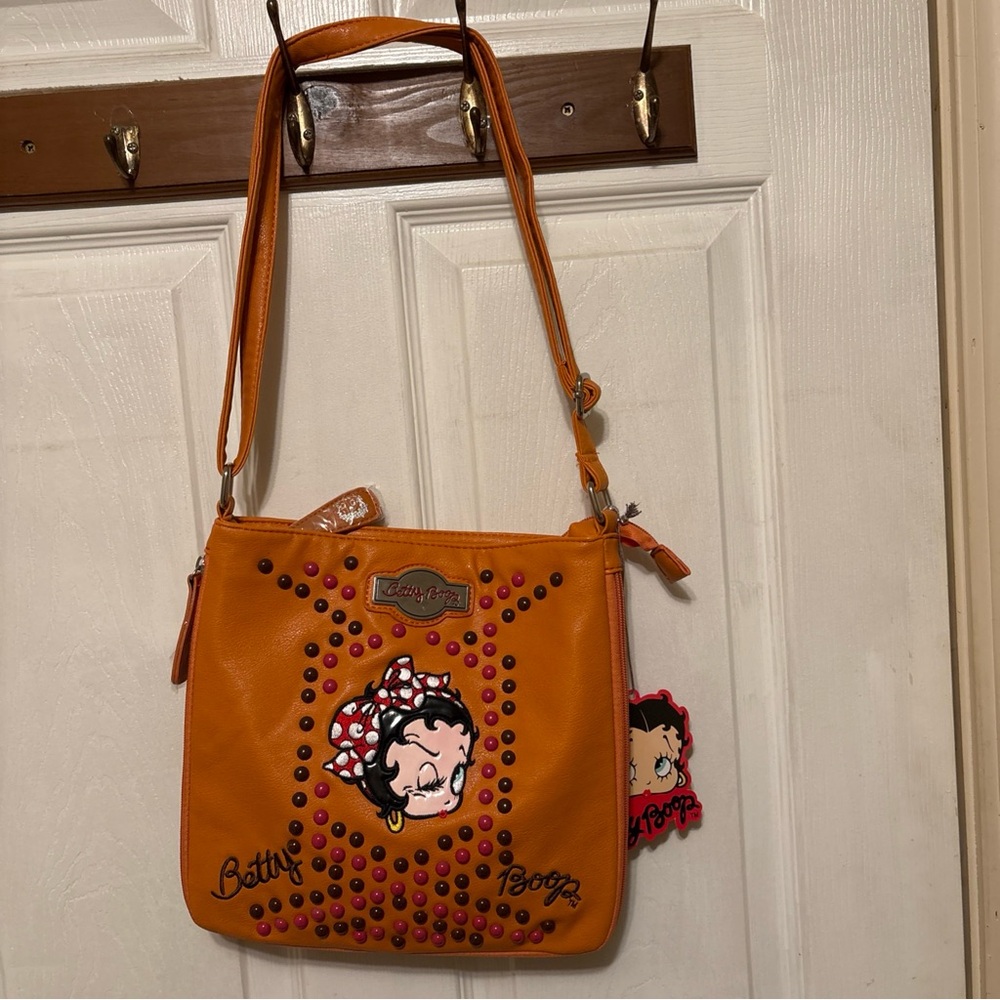 Orange Betty Boop Shoulder Bag